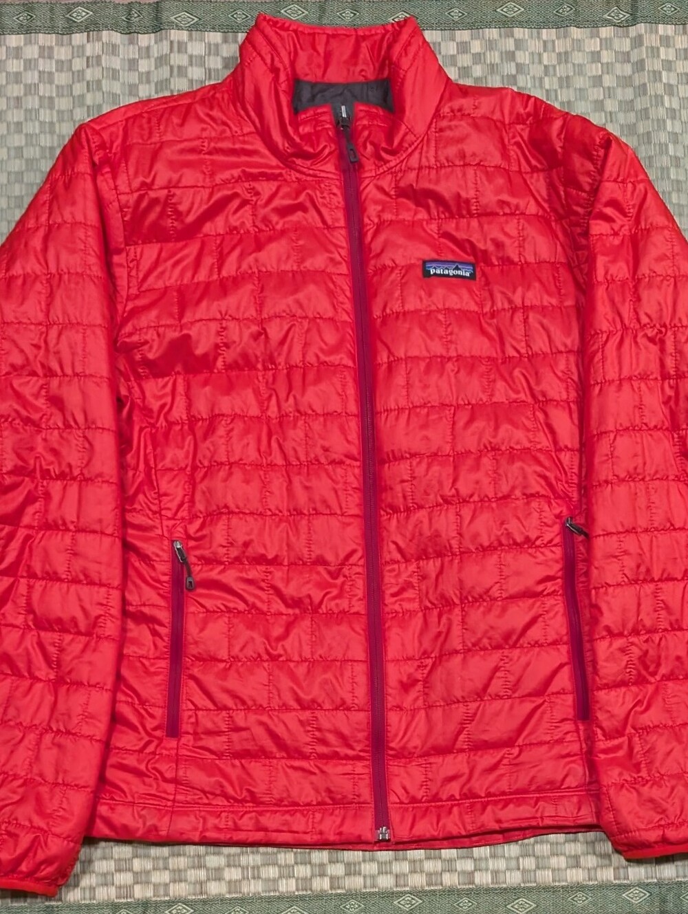 Patagonia Nanopuff Full Zip Jacket Red Men's Size Medium